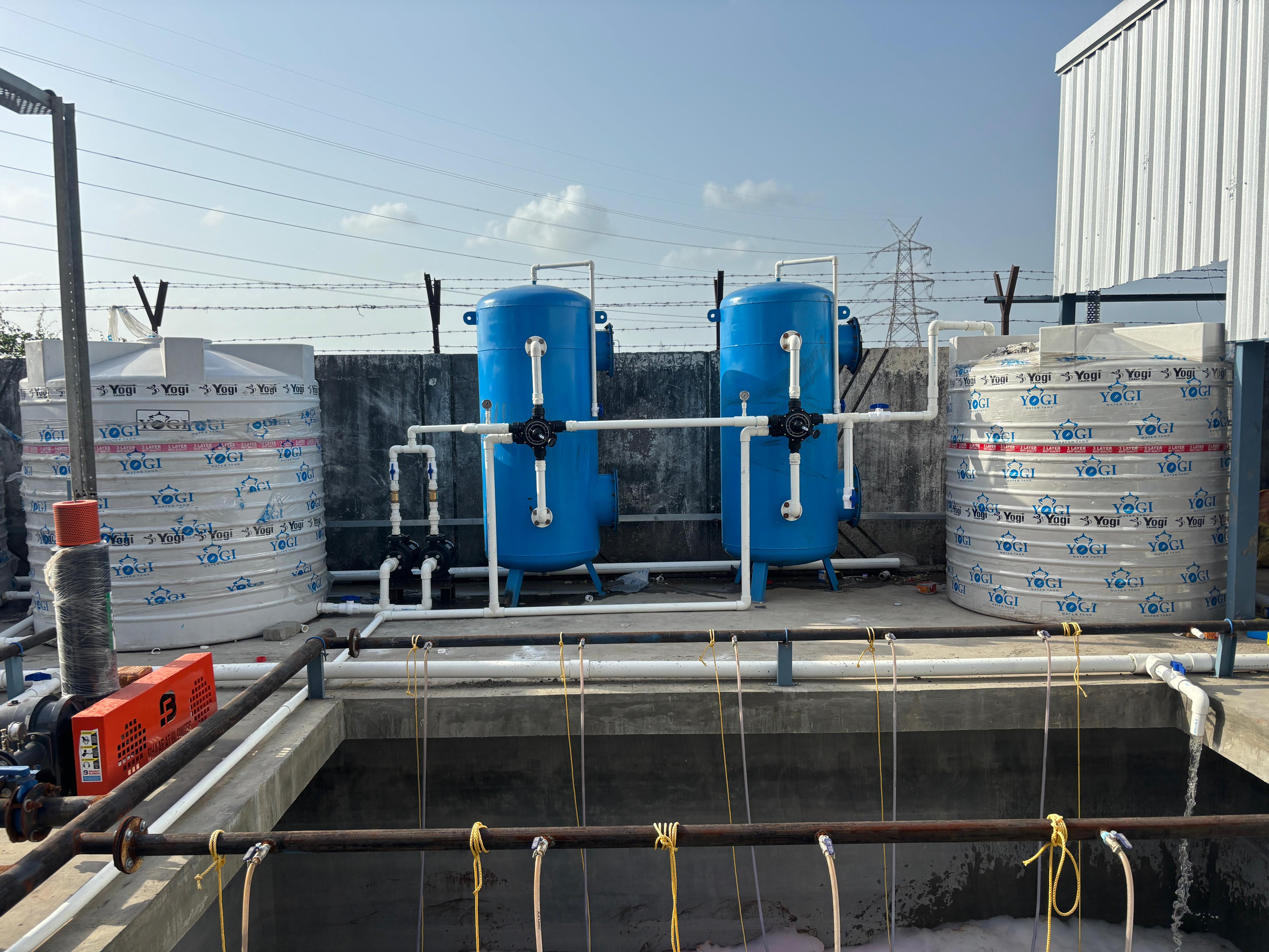 Kejriwal Industries recovered water system